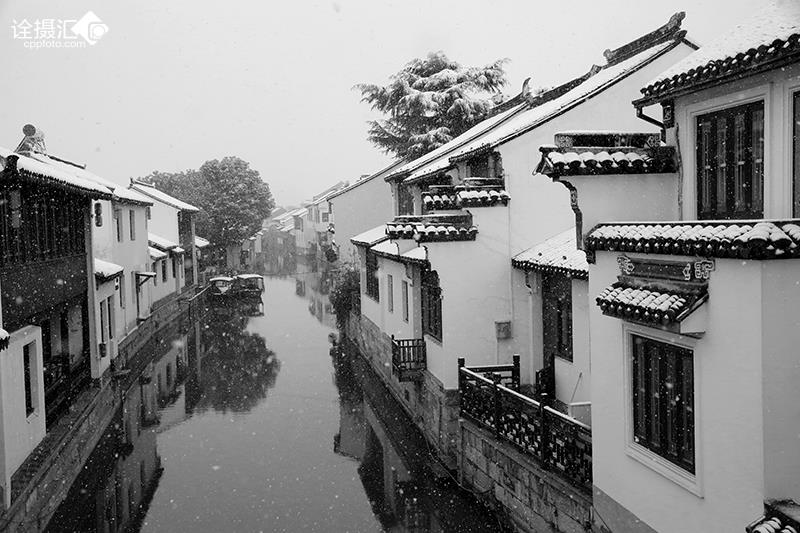 江南水乡雪飘飘