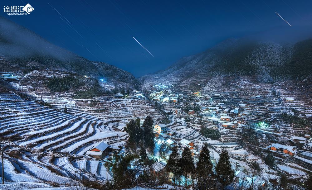 雪夜山村